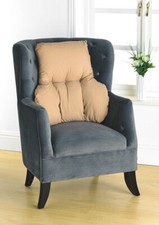 BEIGE BACK SUPPORT CUSHION FOR