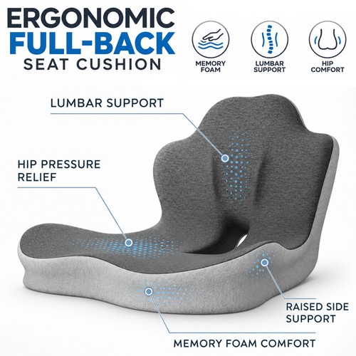 Memory foam seat cushion - memory,