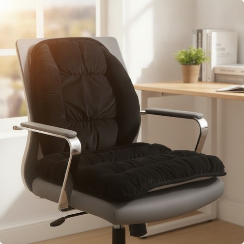 Chair cushion with backrest - with,