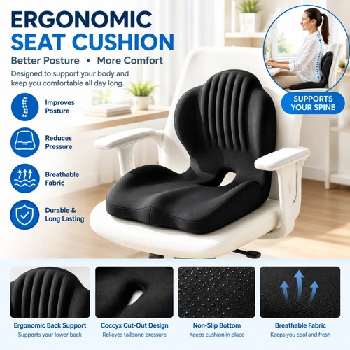 Ergonomic back and seat - ergonomic,