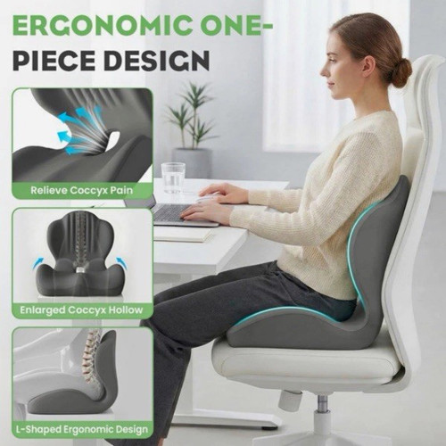 Ergonomic back and seat - and,