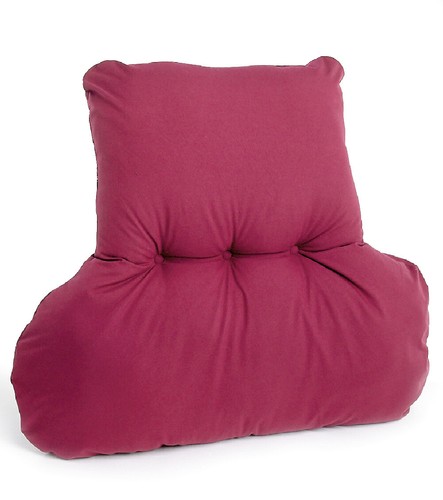 Red armchair back - red,