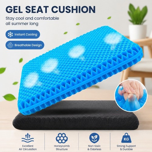 Gel seat cushion double - cushion,double, thick